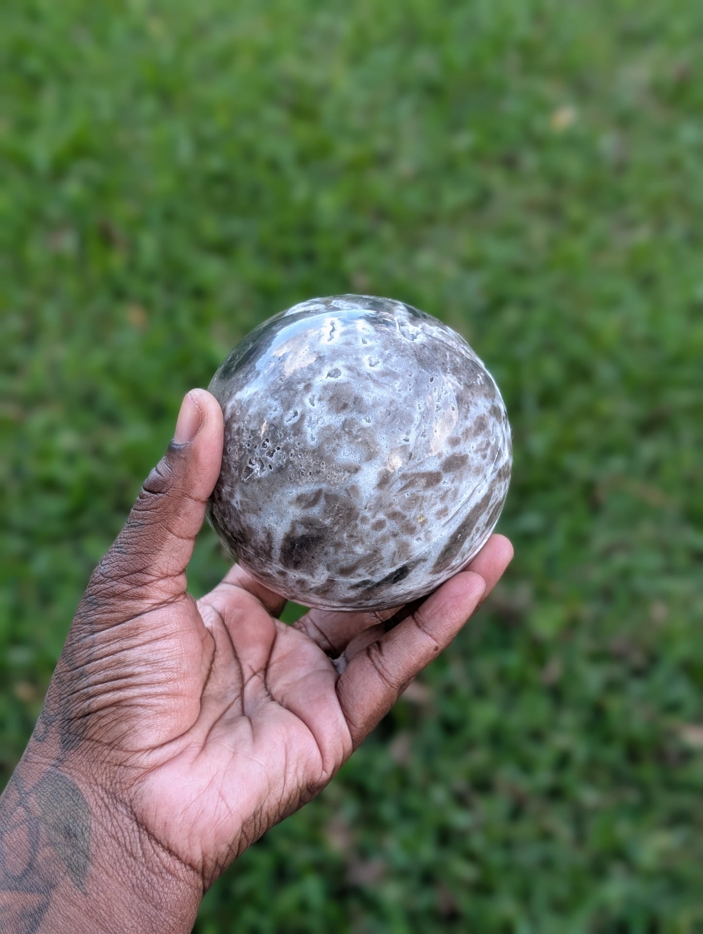 Sphalerite Sphere w| Druzy
