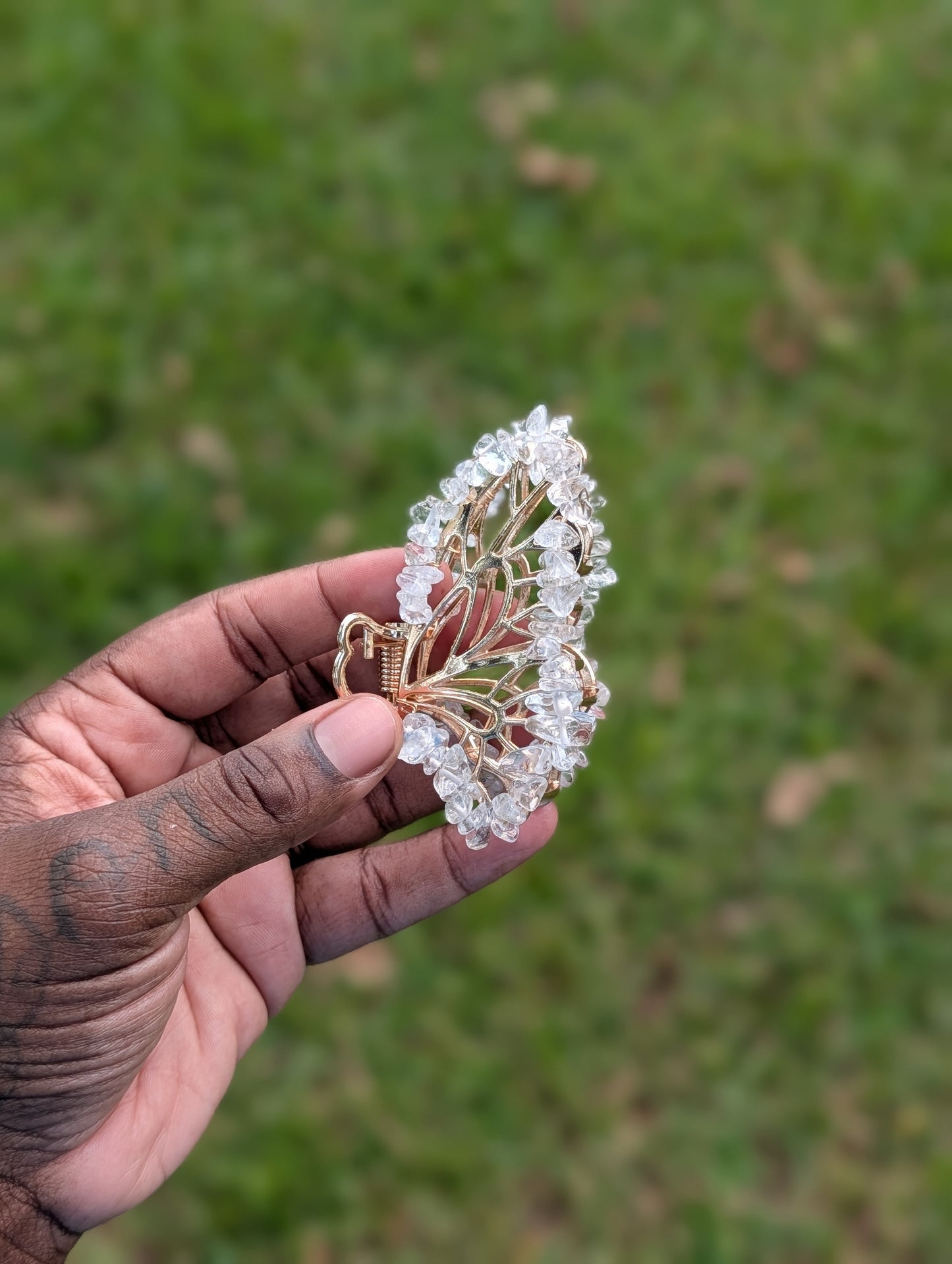 Crystal Butterfly Claw Clip (random)