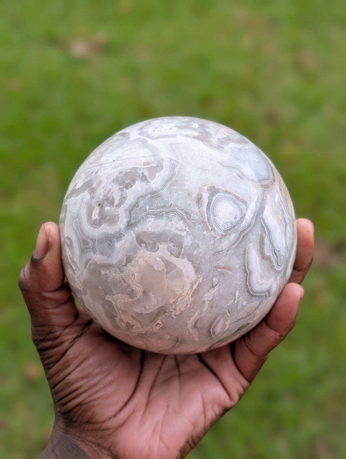 Crazy Lace Agate Sphere