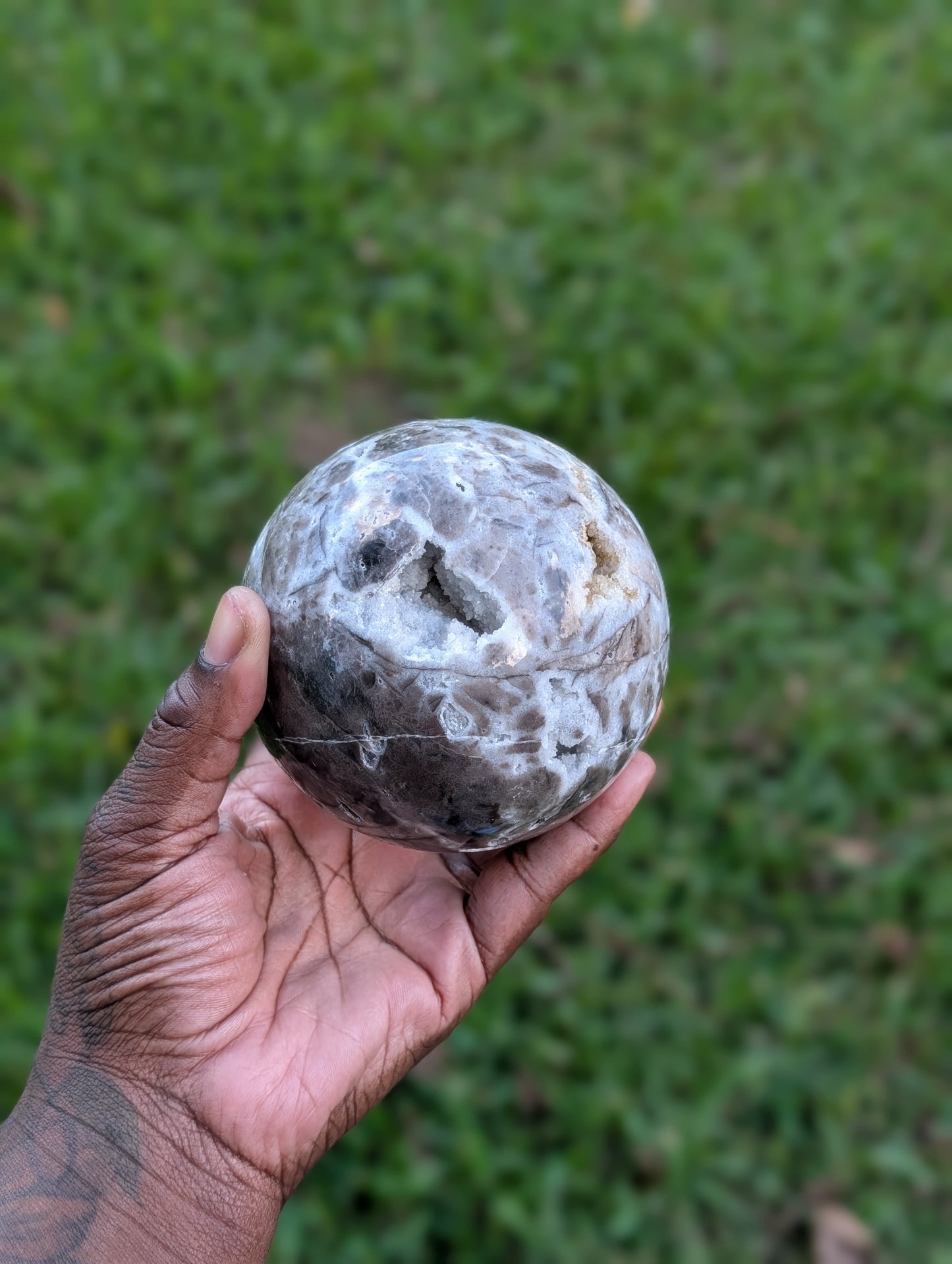 Sphalerite Sphere w| Druzy
