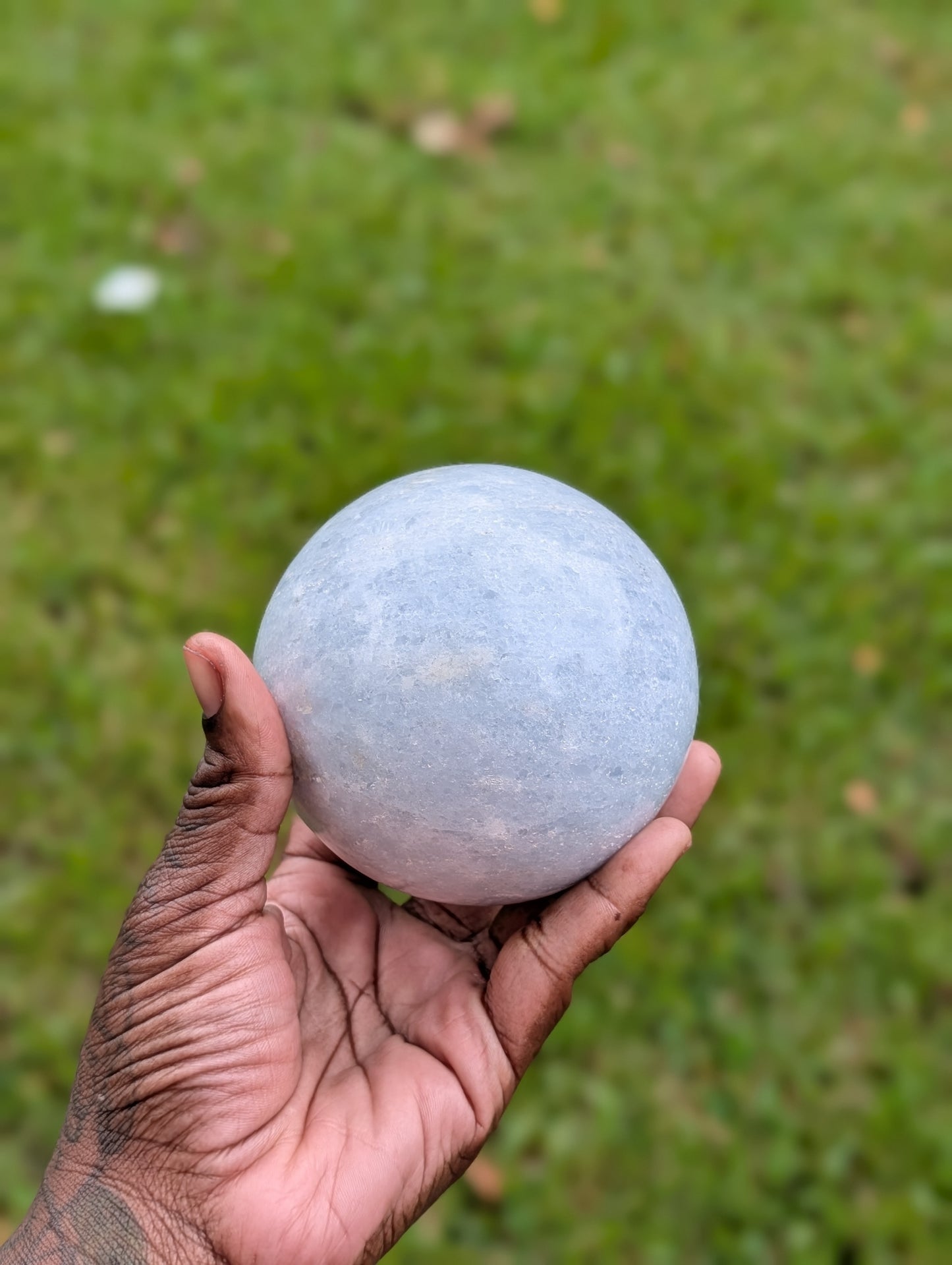 Blue Calcite Sphere