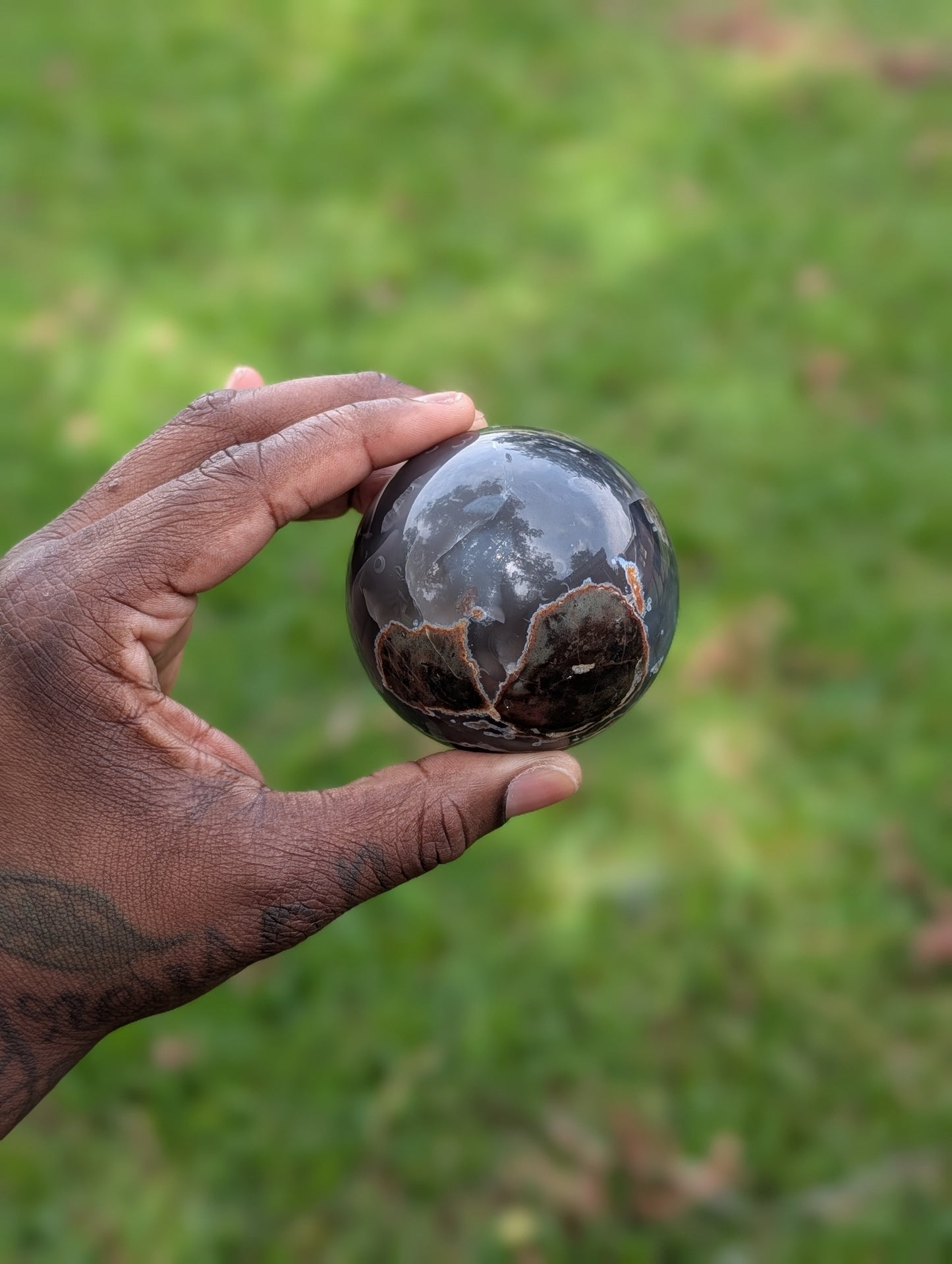 Football Agate Sphere