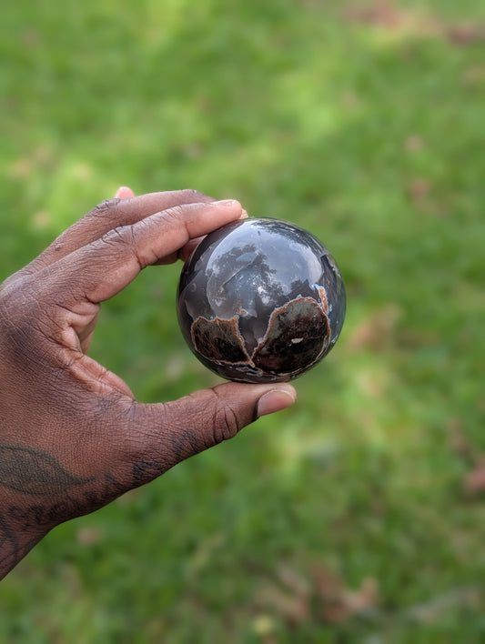 Football Agate Sphere