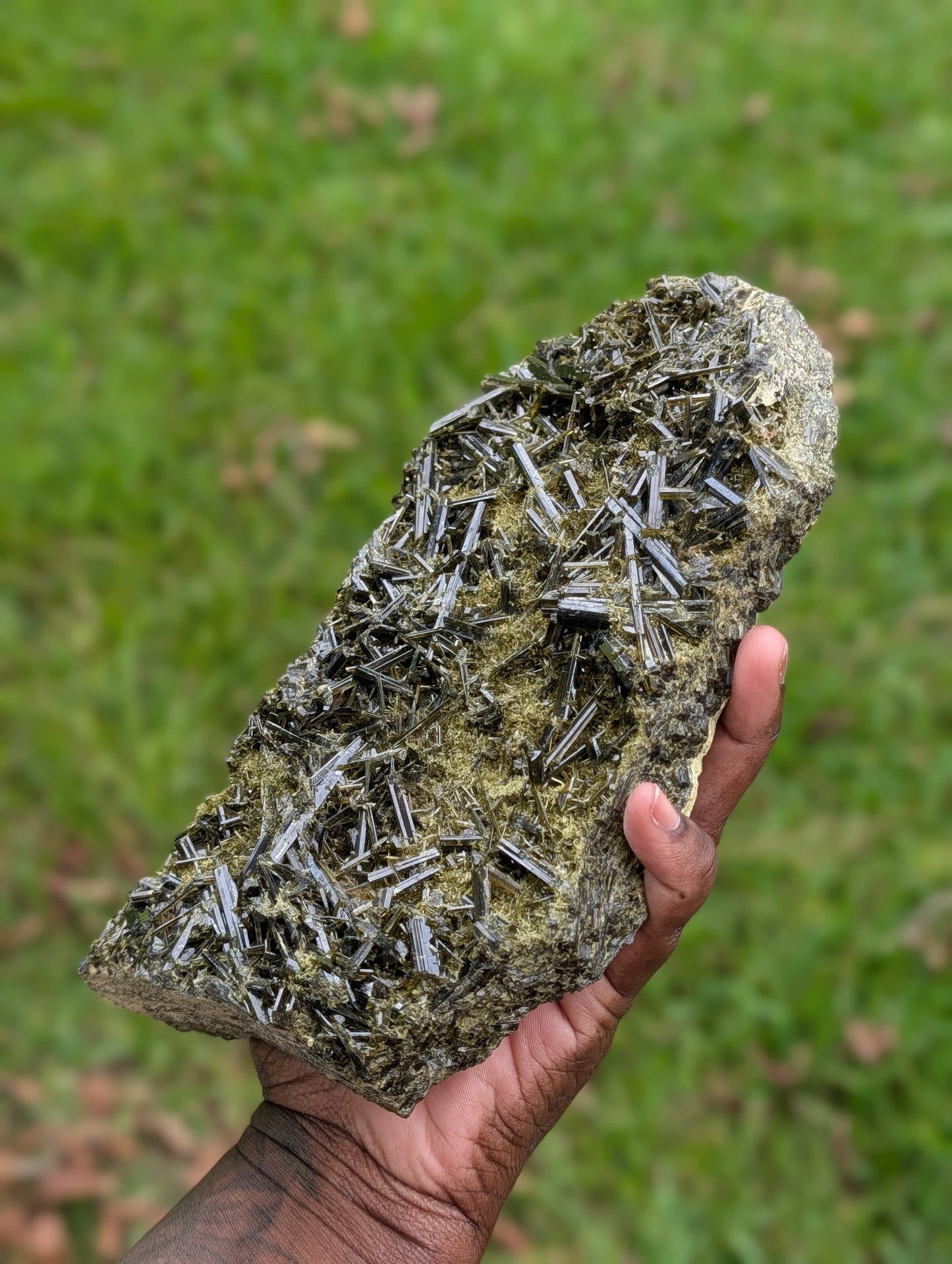 Epidote Crystal Raw Specimen
