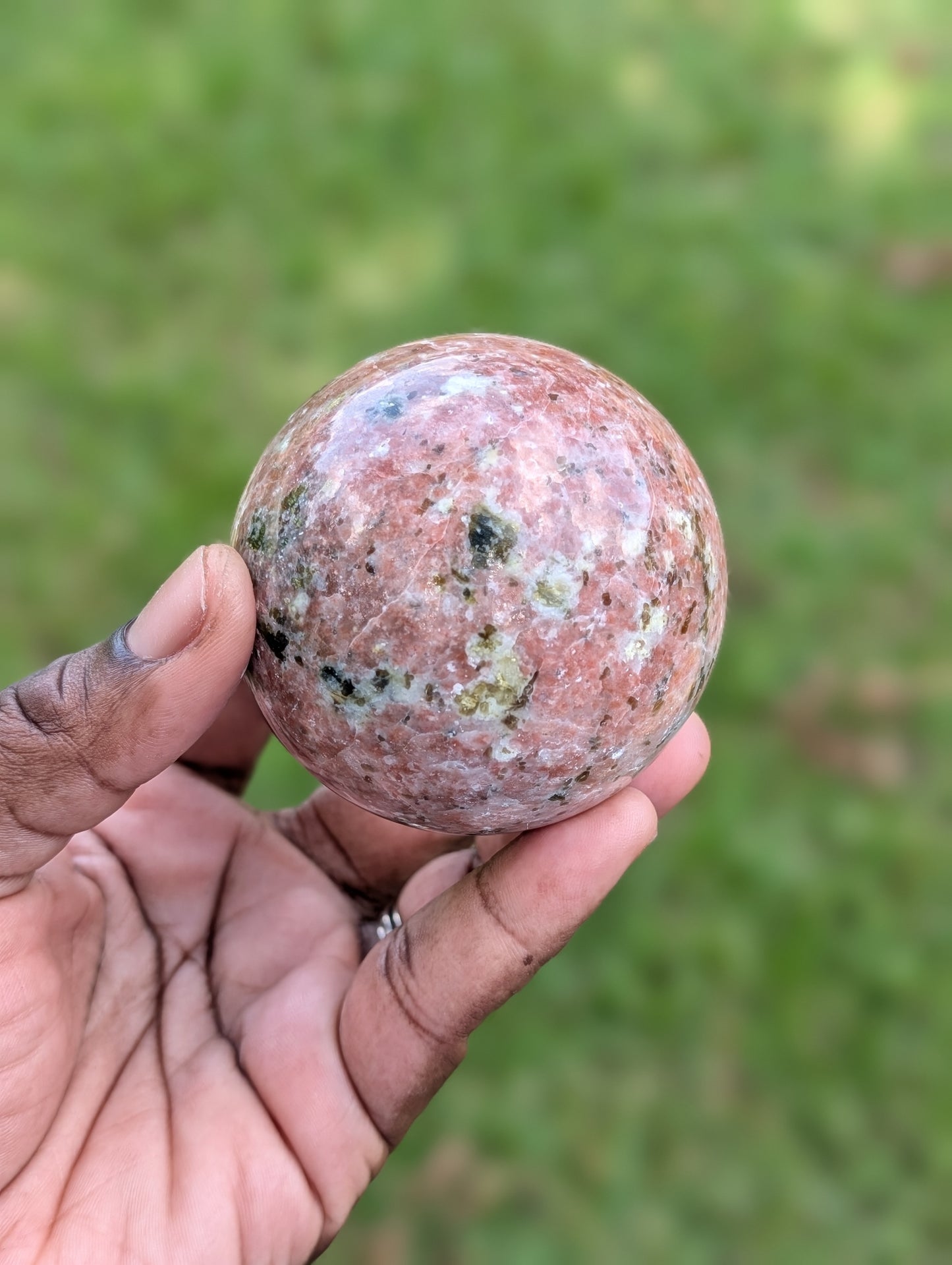Peach Blossom Tourmaline Sphere