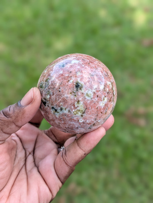 Peach Blossom Tourmaline Sphere