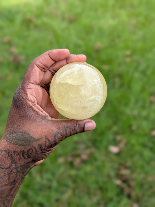 Citrine Quartz Sphere