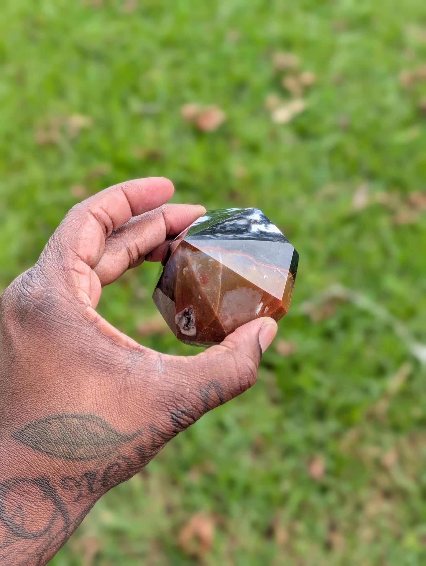 Black Stripe Agate Diamond