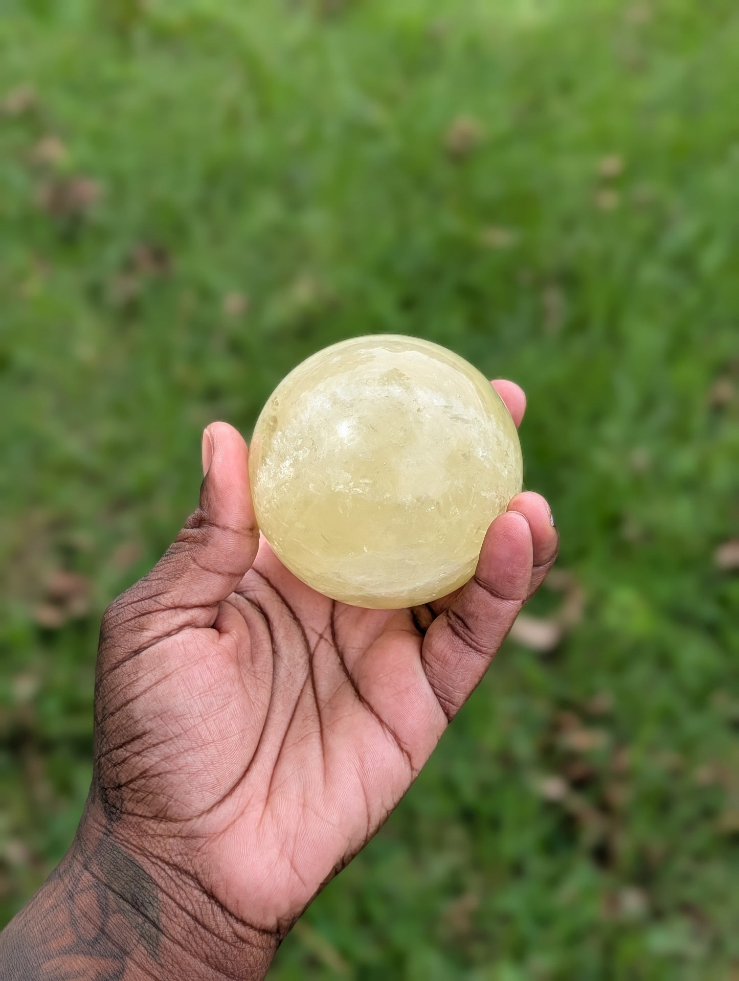 Citrine Quartz Sphere