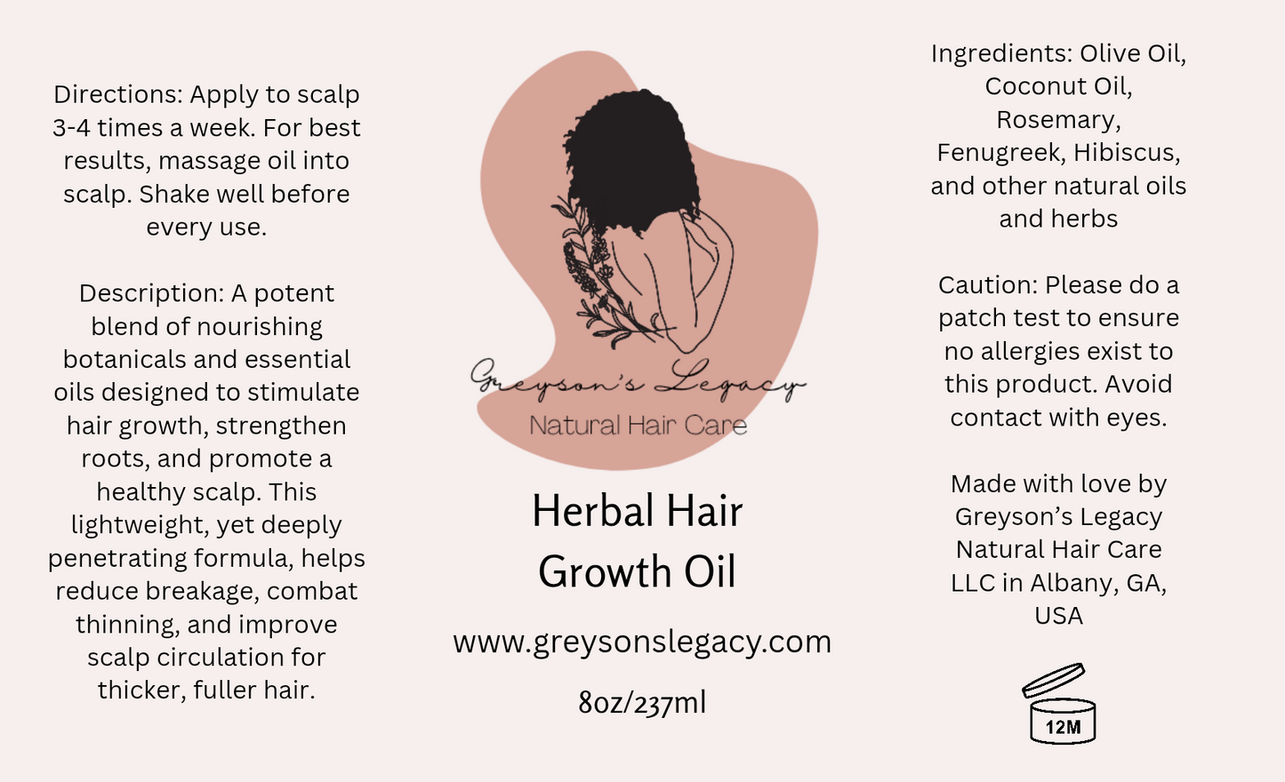 Herbal Hair Growth Oil