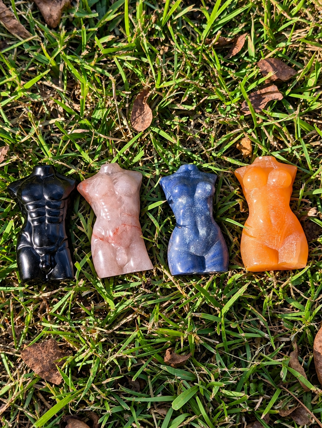 Male & Female Torso Carvings