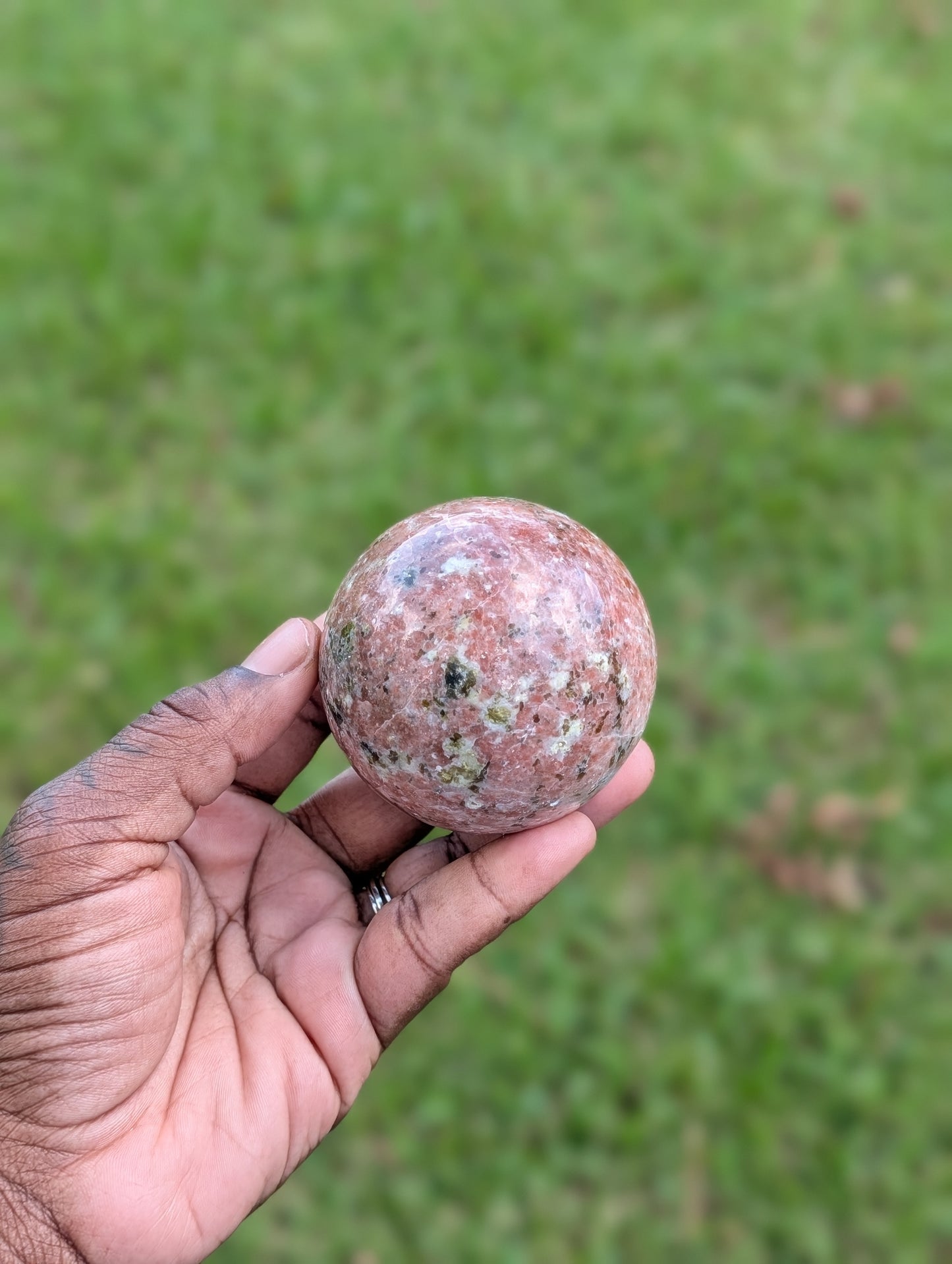 Peach Blossom Tourmaline Sphere