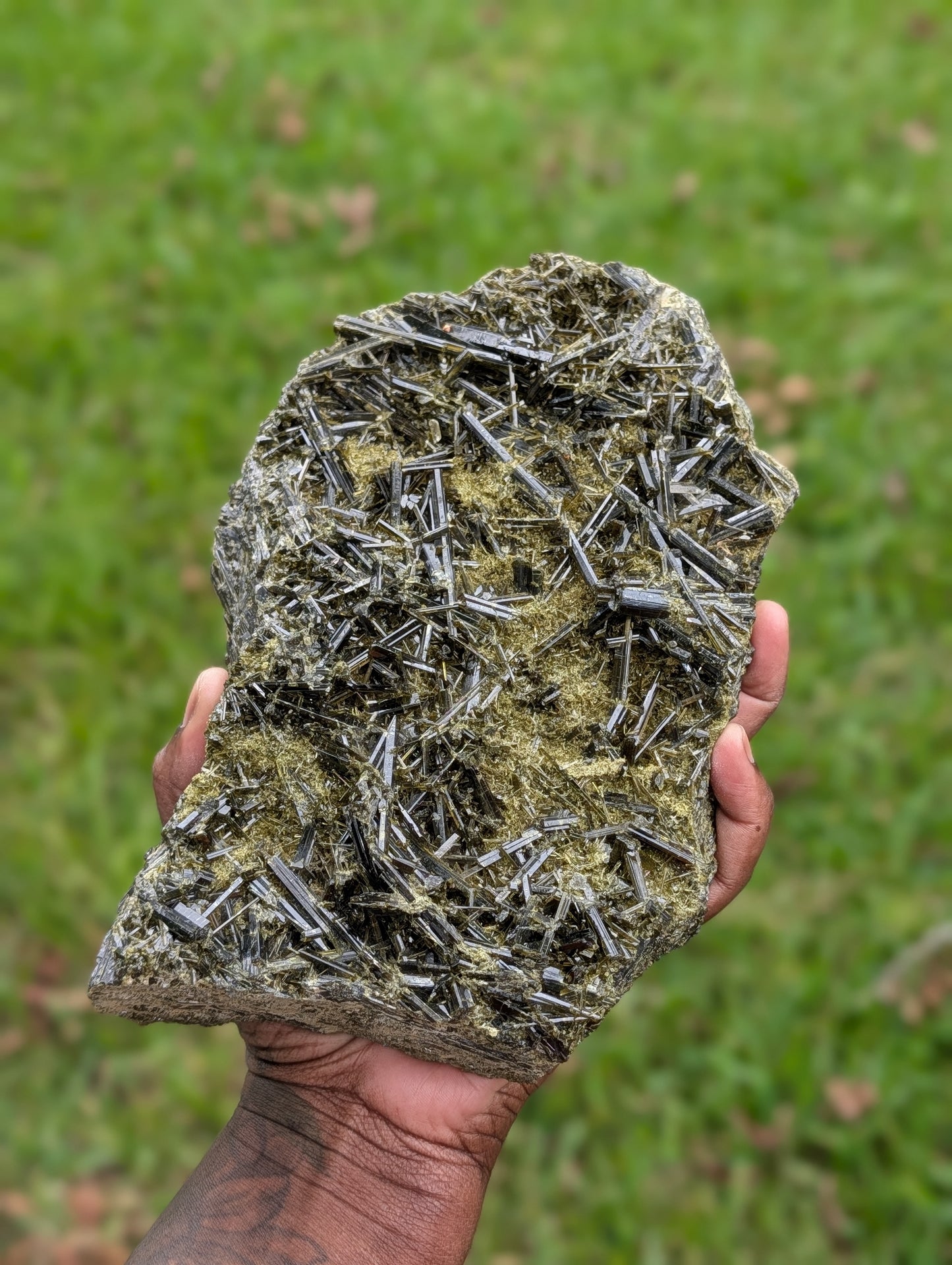 Epidote Crystal Raw Specimen